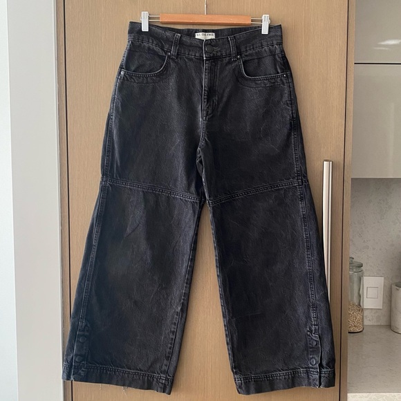 Free People Denim - Free People wide leg jeans